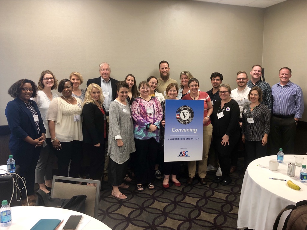 photo of a large group of people who attended the 2019 VGF convening